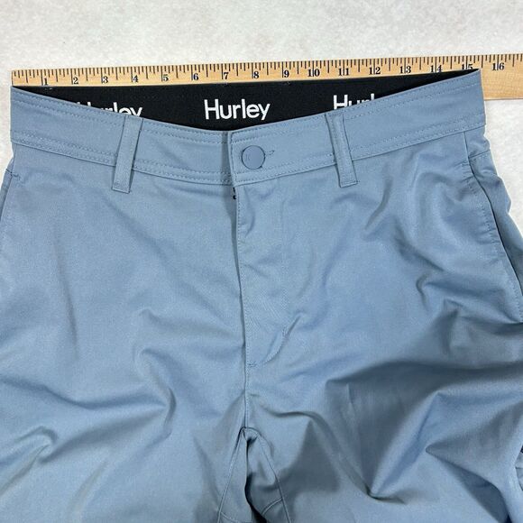 Hurley Jet Set Tech Pants Men Size 32 X 33 Blue Flat Front Comfort City Outdoor - Picture 8 of 14